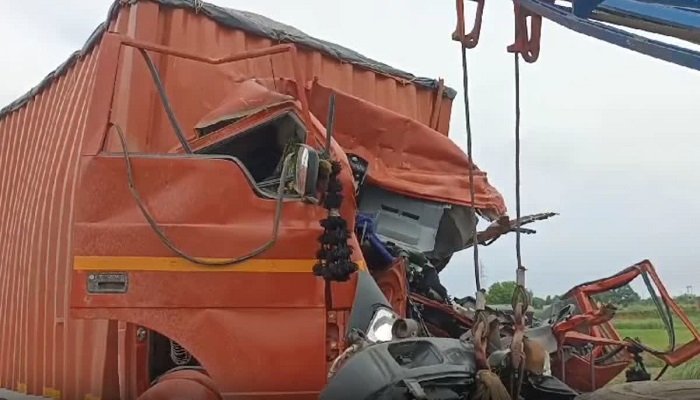 road accident on National Highway 34