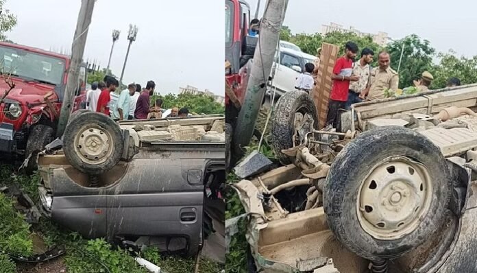 CMS school van overturns