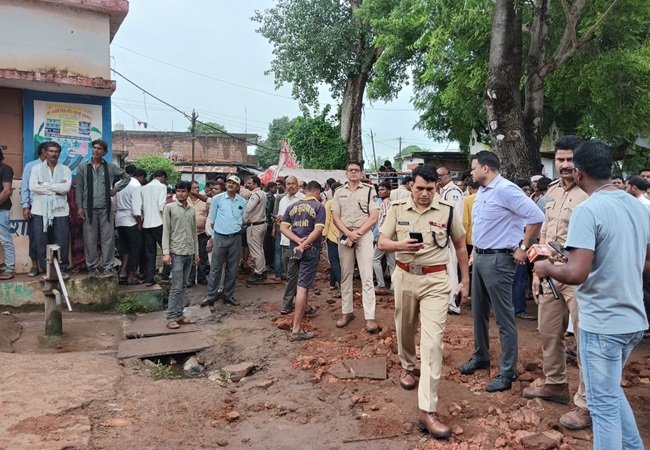 temple wall collapse