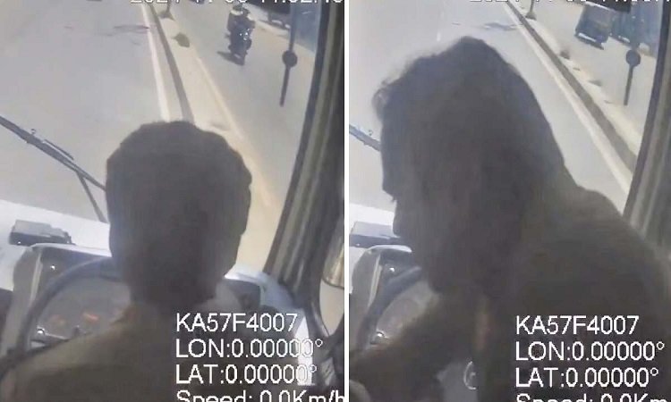 bus driver had a heart attack in a moving bus