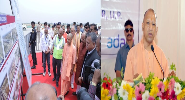 CM Yogi Adityanath inspected the Ganga Expressway and emphasized on the ...