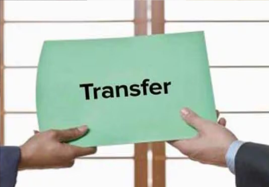 transferred