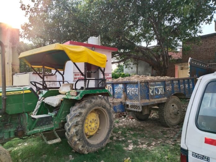 tractor seized