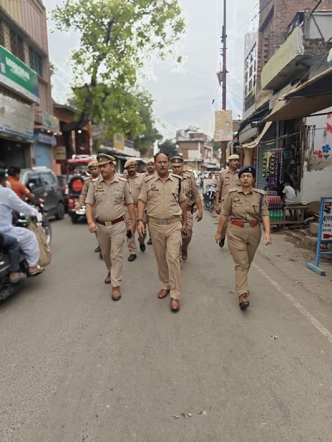 Police patrolling