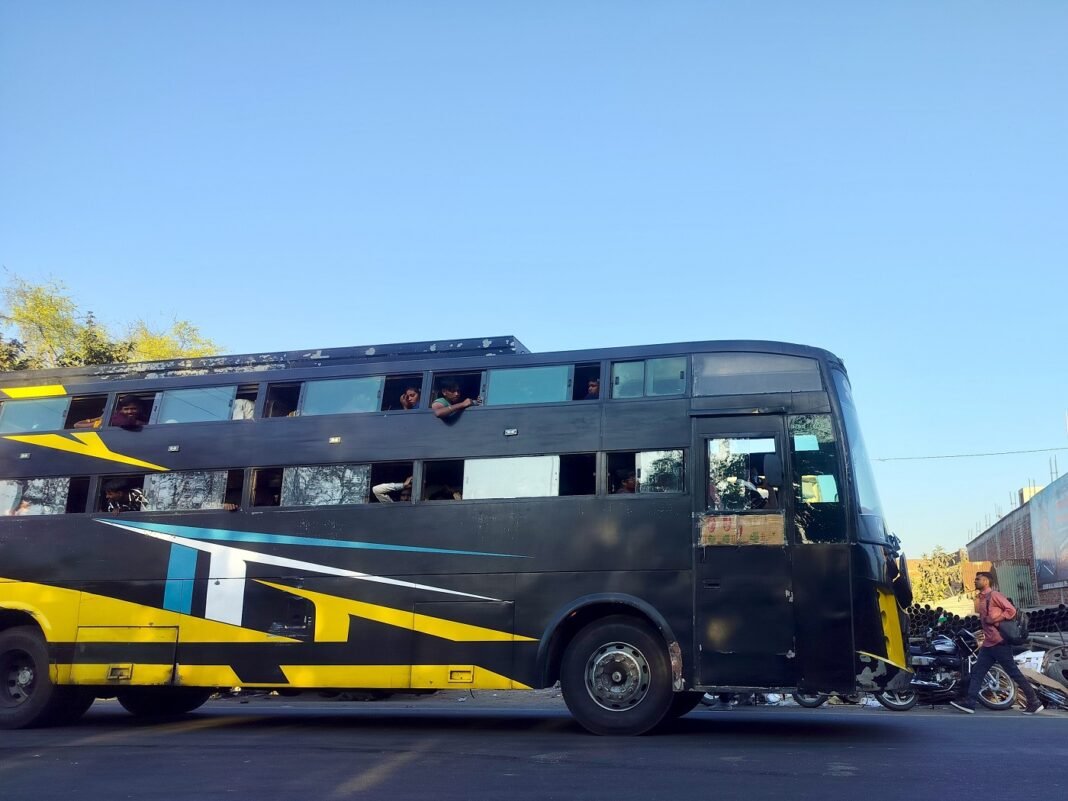 double decker buses