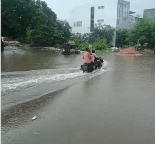 Heavy rain