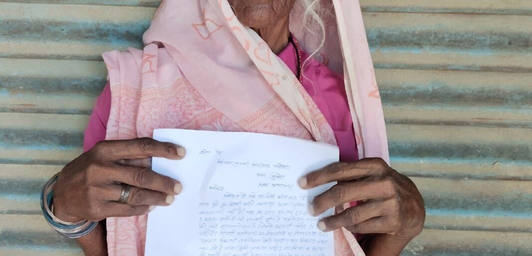 widowed woman
