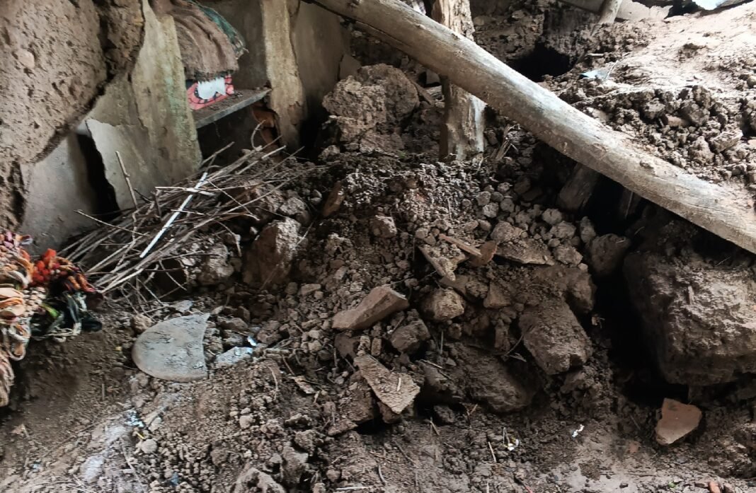 house collapsed