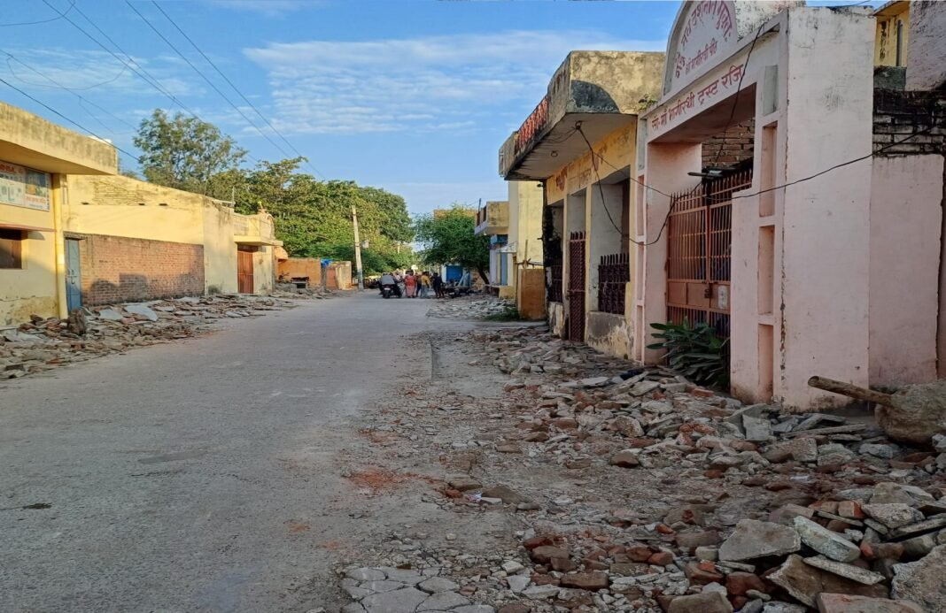अतिक्रमण हटाने की कार्रवाई