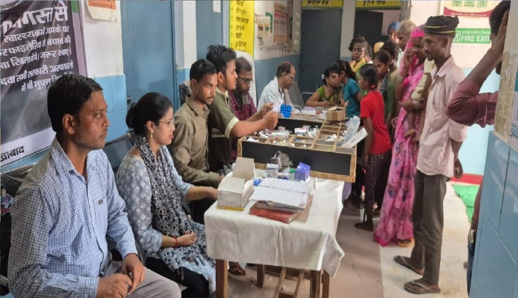 medicines were distributed