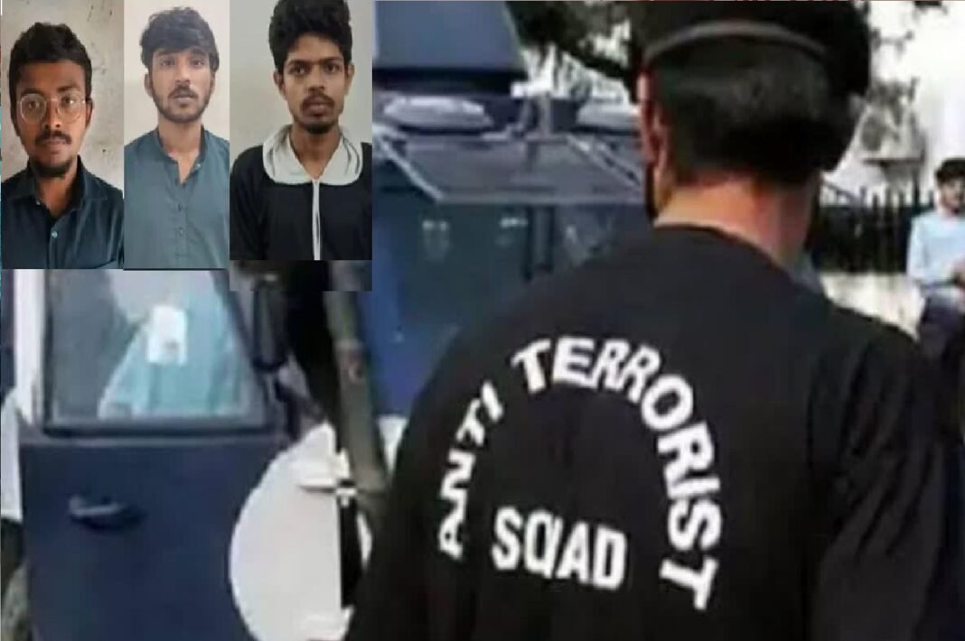 तीन युवकों को किया गिरफ्तार