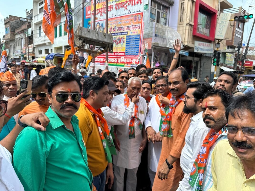 भाजपाइयों ने मनाया जश्न