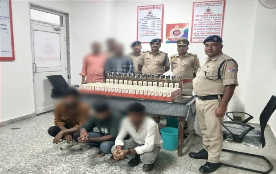 3 अंतर्राज्यीय शराब तस्कर गिरफ्तार