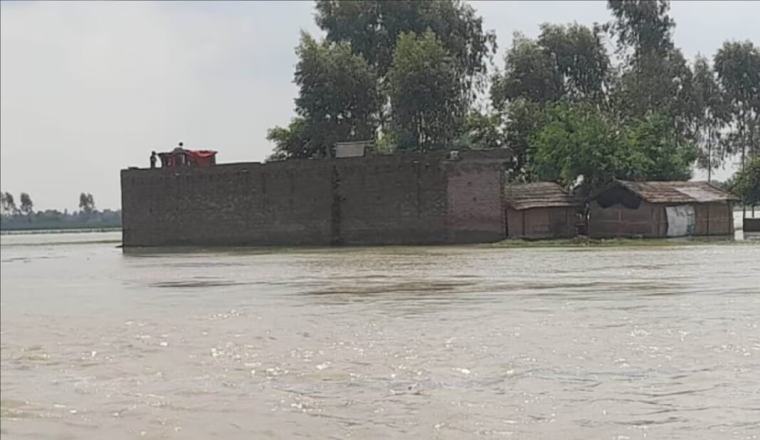Flood waters