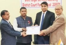 उत्कृष्ट योगदान के लिए पी एल वी आलोक मिश्रा सम्मानित