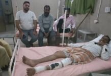 ट्रैक्टर-बाइक भिड़ंत मे दो गंभीर रूप से घायल, लोहिया अस्पताल में भर्ती