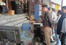 हवा भरने की टंकी फटने से युवक गंभीर रूप से घायल, मशीनी चौराहा पर मचा हड़कंप