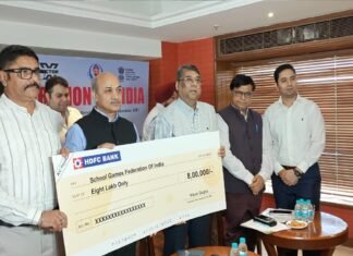 स्कूल गेम्स फेडरेशन ऑफ इंडिया ने वेक्टर एक्स के साथ किया एमओयू