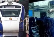 मेरठ जा रही वंदे भारत ट्रेन पर पथराव