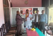 अंबेडकर पार्क से अवैध कब्जा छुड़ाने पर अध्यक्ष प्रतिनिधि का जोरदार स्वागत