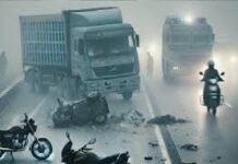 मथुरा: गोवर्धन फ्लाईओवर के पास सड़क हादसे में दो लोगों की मौत, कई घायल