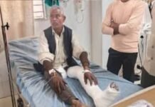 दिनदहाड़े सब्जी विक्रेता को गोली मारकर फरार हुए बाइक सवार, पैर में लगी गोली; पीजीआई सैफई में भर्ती