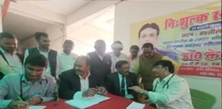 तहसील कलान में निःशुल्क स्वास्थ्य शिविर का आयोजन: अधिवक्ताओं और कर्मचारियों ने उठाया लाभ