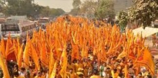 भक्ति की बही सरिता: श्री श्याम निशान शोभायात्रा भव्यता के साथ निकली, श्रद्धालु झूमे