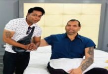 इंफ्लुएंसर अशिद साध की बेजोड़ व्यवस्था देख द ग्रेट खली गदगद