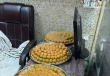 मिलावटखोरी पर बड़ी कार्रवाई: 664 किलो दूषित पेड़ा नष्ट, बांके बिहारी क्षेत्र में बिक रहा था सामान