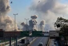 तेहरान पर छाया काला धुआं, इजरायली हमलों के बाद शहर में दिन में भी अंधेरा