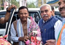 कानपुर में भाजपा प्रदेश अध्यक्ष पंकज चौधरी का ऐतिहासिक स्वागत