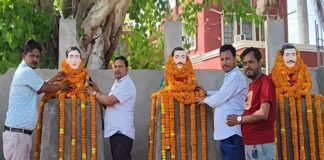 शहीदों का सम्मान लौटा: 24 घंटे में प्रतिमाएं पुनः स्थापित, सेंट्रल जनरलिस्ट एसोसिएशन ने किया माल्यार्पण