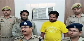 घर में लूटपाट करने वाले तीन आरोपी गिरफ्तार, एक मुठभेड़ में घायल, एक छत से गिरा