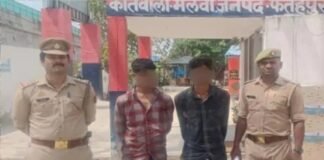 दुकान चोरी का खुलासा, दो आरोपी गिरफ्तार