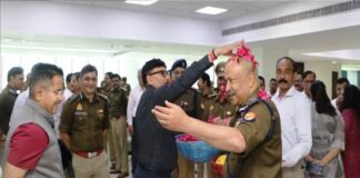पुलिस मुख्यालय में होली मिलन समारोह का आयोजन