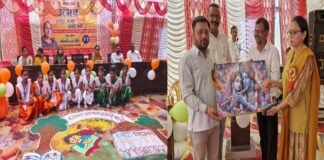 हमारा आंगन हमारे बच्चे कार्यक्रम के माध्यम से निपुण बालकों व उत्कृष्ट शिक्षिकाओं के सम्मान के साथ ब्लॉक संसाधन केंद्र में हुआ