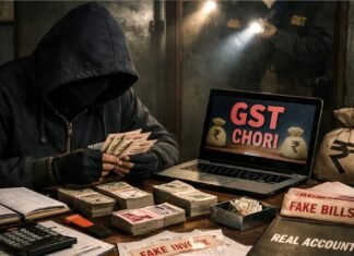 फर्जी फर्मों को बना कर जीएसटी चोरी करने वाले गिरोह का भंडाफोड,1.68 करोड़ जीएसटी चोरी का खुलासा।