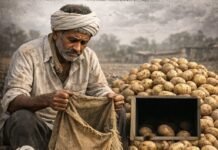 आलू की दुर्दशा से किसान परेशान, लागत भी नहीं निकल रही