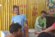 दबंगई का तांडव, देशी शराब ठेके पर सिपाही की बेरहमी से पिटाई, सीसीटीवी में कैद घटना