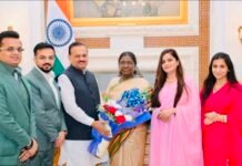 राष्ट्रपति से भेंट में सचिन-नूपुर को मिला विशेष आशीर्वाद, सांसद रमेश अवस्थी रहे मुख्य केंद्र