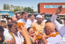 कांग्रेस प्रदेश अध्यक्ष अजय राय का भव्य स्वागत, संगठन मजबूती का दिया संदेश