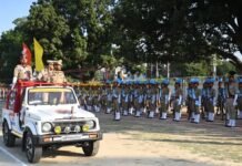 पुलिस लाइन में पासिंग आउट परेड का भव्य पूर्वाभ्यास संपन्न