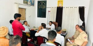 तहसीलदार की अध्यक्षता में थाना दिवस सम्पन्न, अवैध निर्माण पर तत्काल कार्रवाई, फरियादियों को मिला भरोसा