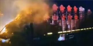 बहराइच में सड़क हादसा, डीसीएम और ट्रेलर की टक्कर में दो ड्राइवर की जलकर मौत, सहायक गंभीर रूप से घायल