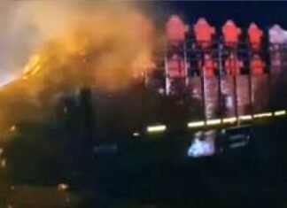 बहराइच में सड़क हादसा, डीसीएम और ट्रेलर की टक्कर में दो ड्राइवर की जलकर मौत, सहायक गंभीर रूप से घायल