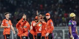 हैदराबाद की धमाकेदार जीत, कोलकाता को 65 रन से हराया