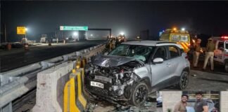 बागपत: गूगल मैप ने दिखाया मौत का रास्ता, बैरियर से टकराई कार, दो युवा इंजीनियर दोस्तों की गई जान