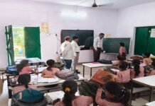 सीडीओ ने विद्यालय की व्यवस्थाओं का लिया जायजा