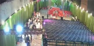 हरदोई में तिलक समारोह बना रणभूमि, कुर्सियां-डंडे चले, वीडियो वायरल